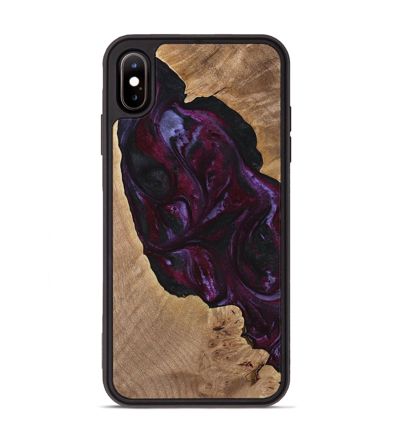 iPhone Xs Max Wood Phone Case - Guthrie (Purple, 739113)