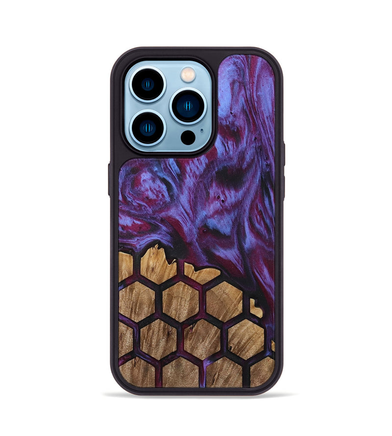 iPhone 14 Pro Wood Phone Case - Harland (Pattern, 739114)