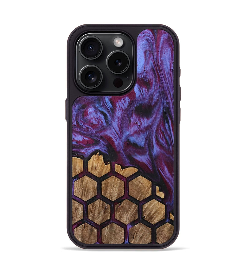 iPhone 15 Pro Wood Phone Case - Harland (Pattern, 739114)