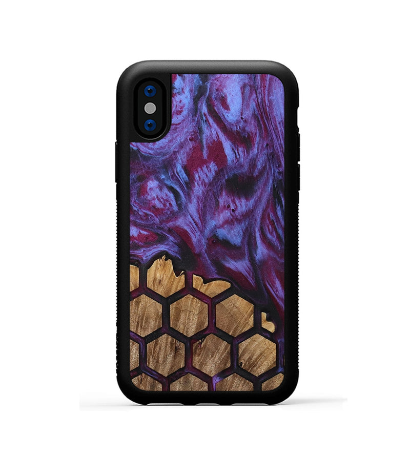 iPhone Xs Wood Phone Case - Harland (Pattern, 739114)