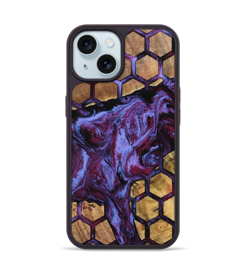 iPhone 15 Wood Phone Case - Adan (Pattern, 739131)