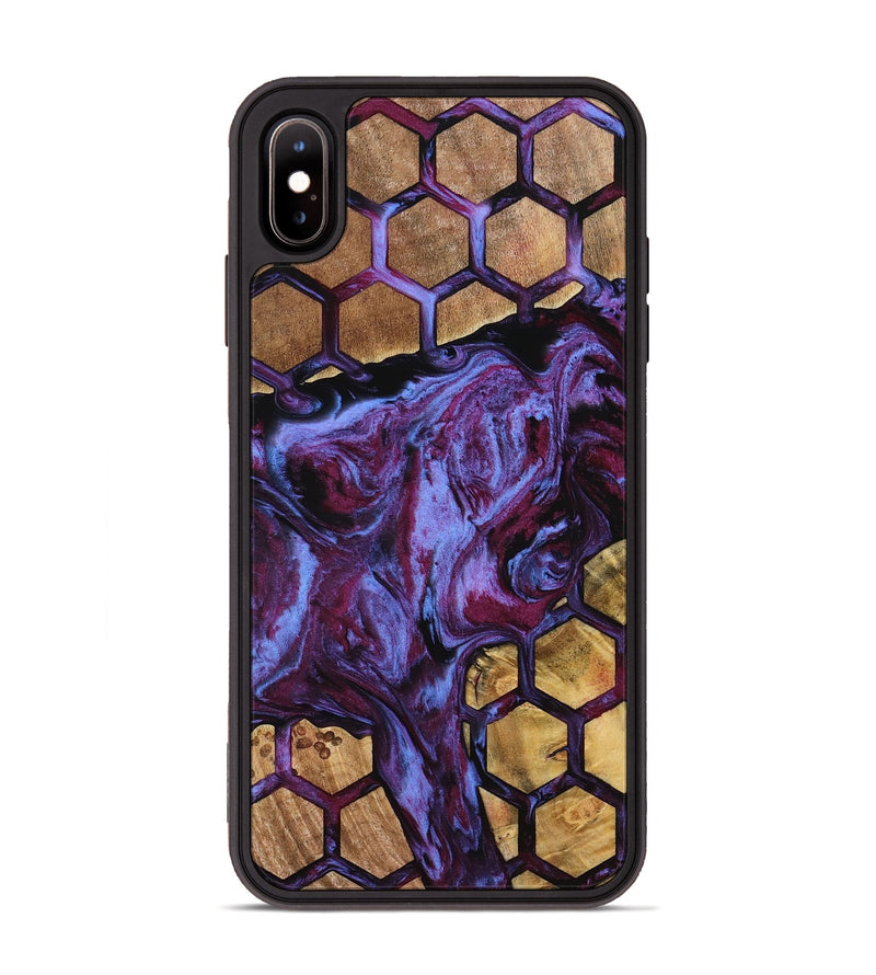 iPhone Xs Max Wood Phone Case - Adan (Pattern, 739131)