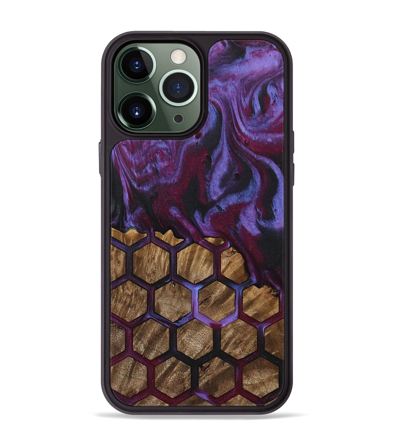 iPhone 13 Pro Max Wood Phone Case - Adela (Pattern, 739159)