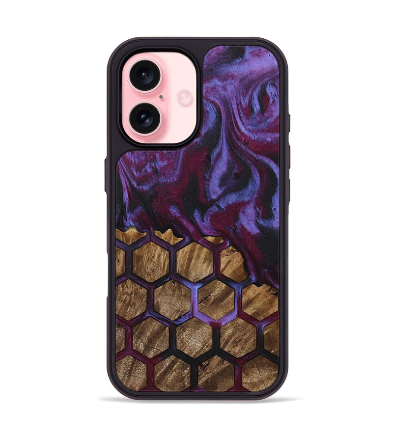 iPhone 16 Wood Phone Case - Adela (Pattern, 739159)