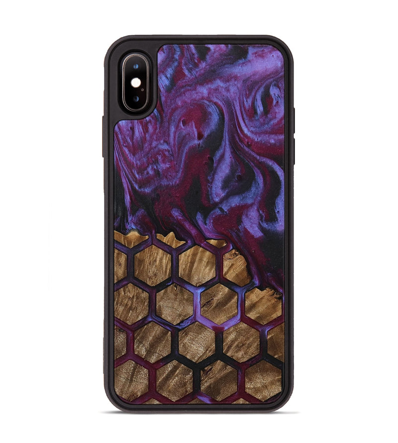 iPhone Xs Max Wood Phone Case - Adela (Pattern, 739159)