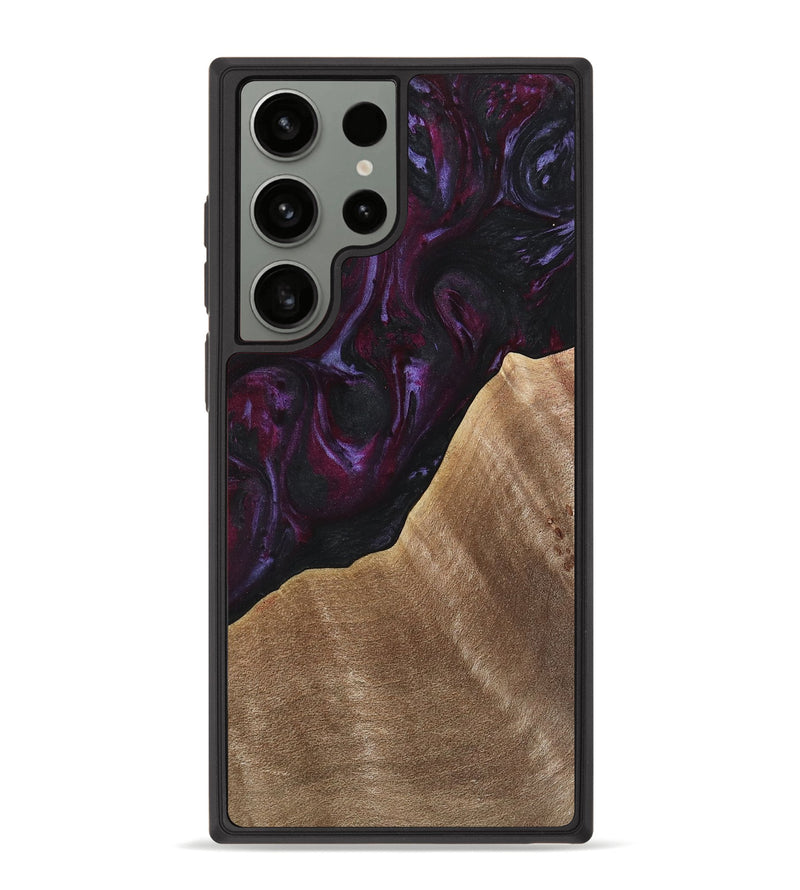 Galaxy S23 Ultra Wood Phone Case - Raquel (Purple, 739161)