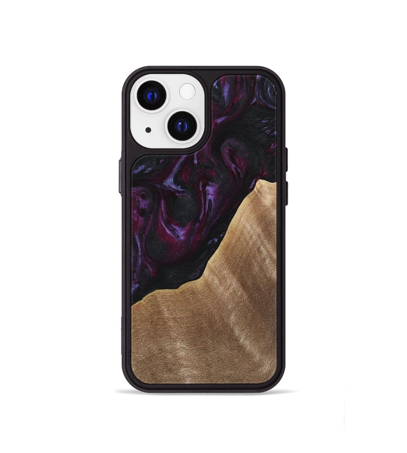 iPhone 13 mini Wood Phone Case - Raquel (Purple, 739161)