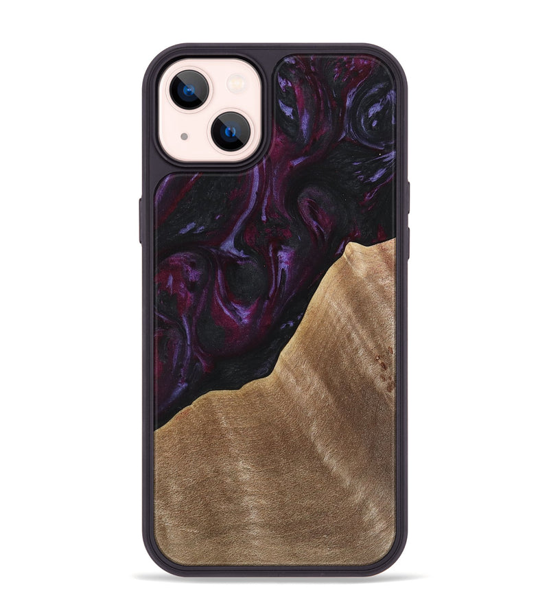 iPhone 14 Plus Wood Phone Case - Raquel (Purple, 739161)