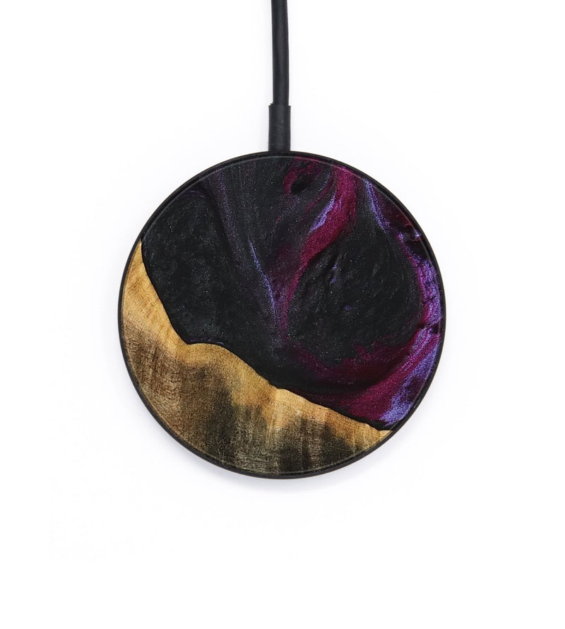 Circle Wood Wireless Charger - Marwan (Purple, 739170)