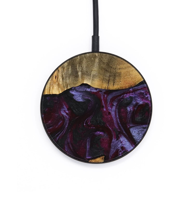 Circle Wood Wireless Charger - Julia (Purple, 739211)