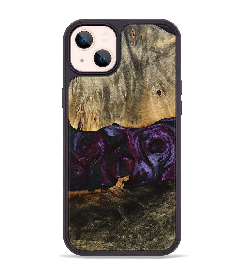 iPhone 14 Plus Wood Phone Case - Julia (Purple, 739211)