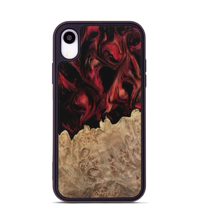 iPhone Xr Wood Phone Case - Marlies (Red, 739279)