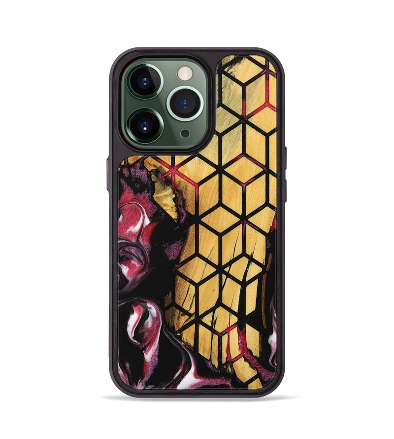 iPhone 13 Pro Wood Phone Case - Peta (Pattern, 739303)