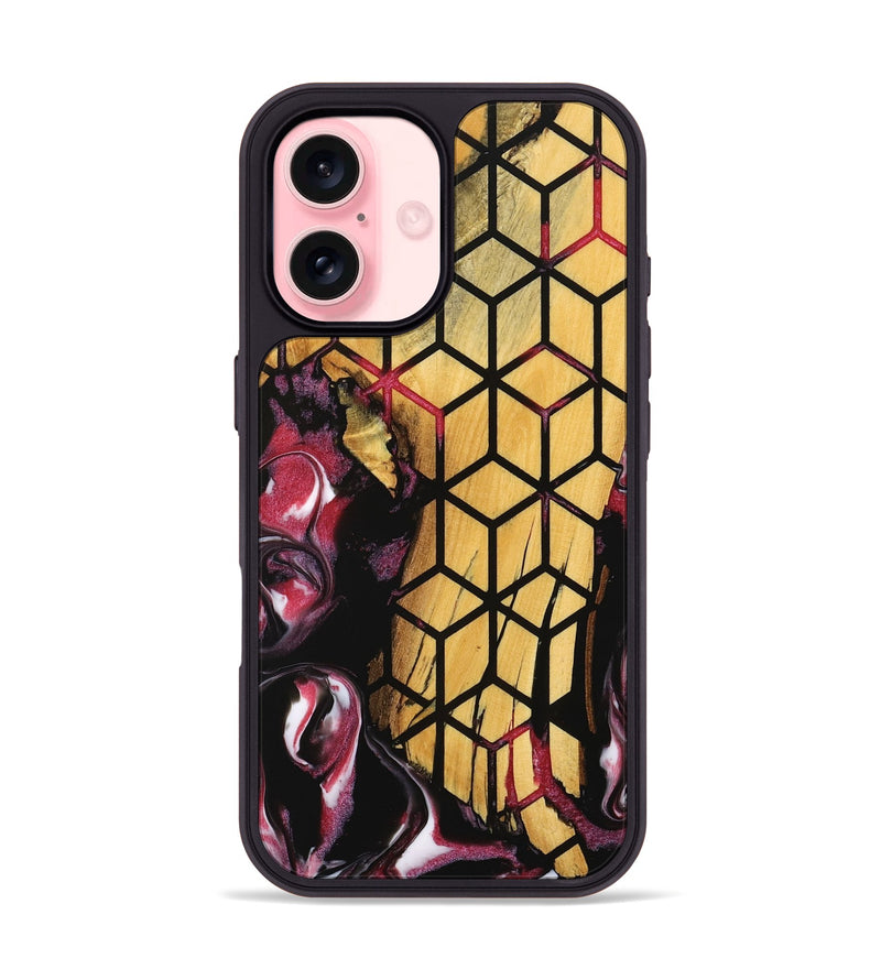 iPhone 16 Wood Phone Case - Peta (Pattern, 739303)