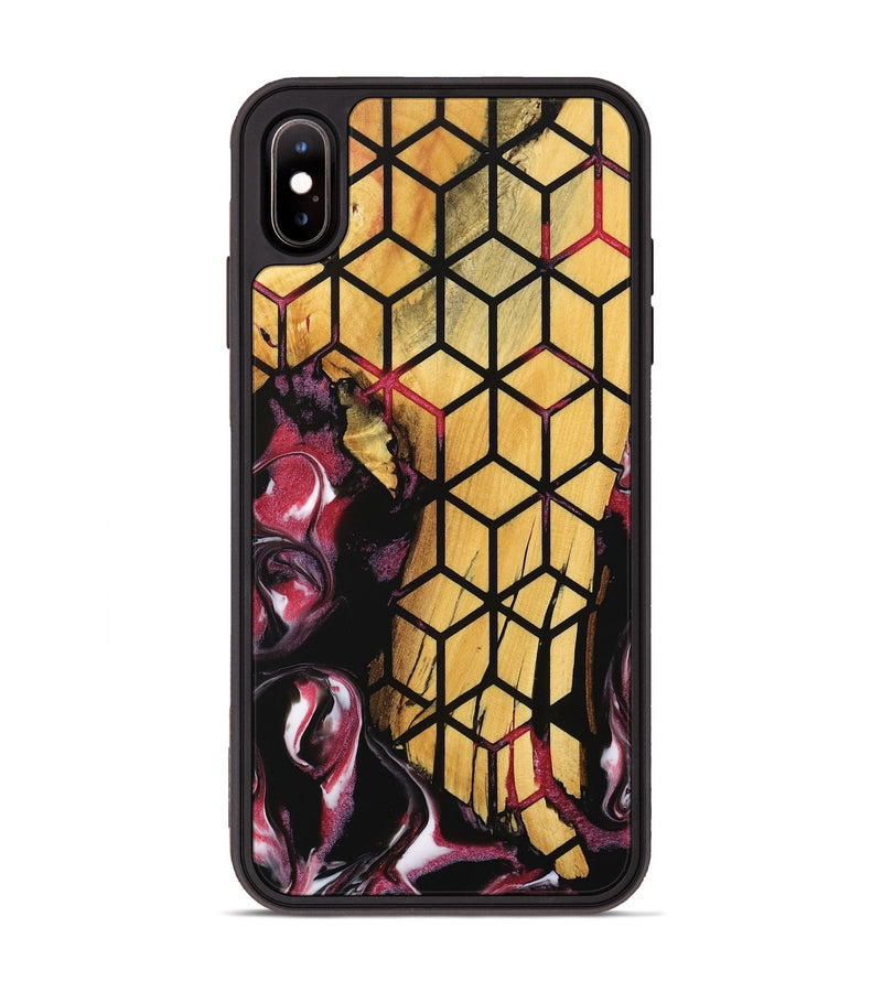 iPhone Xs Max Wood Phone Case - Peta (Pattern, 739303)