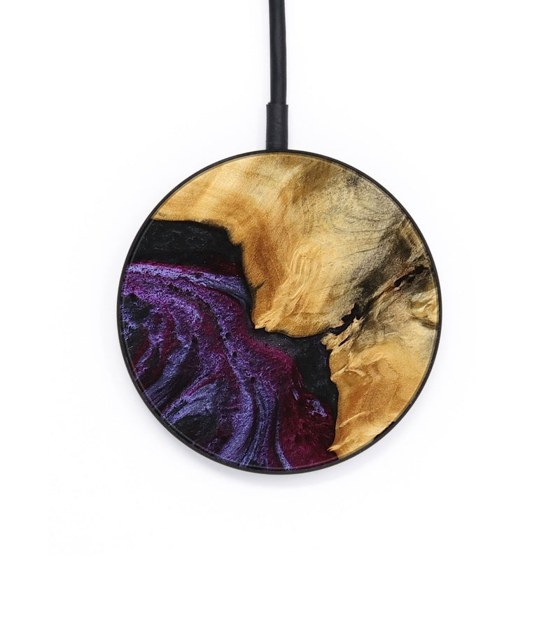 Circle Wood Wireless Charger - Vicu (Purple, 739330)