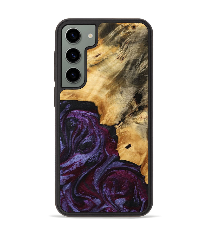 Galaxy S23 Plus Wood Phone Case - Vicu (Purple, 739330)