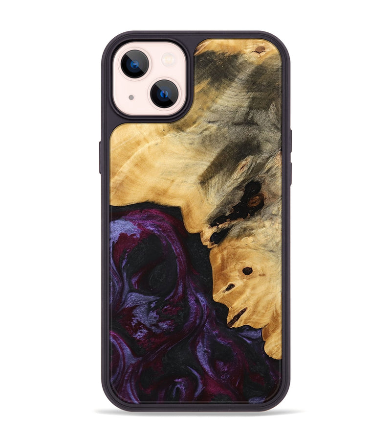 iPhone 14 Plus Wood Phone Case - Leyton (Purple, 739340)