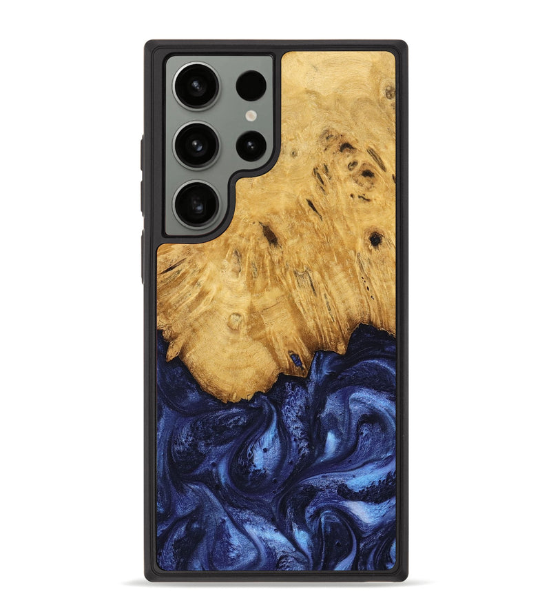 Galaxy S23 Ultra Wood Phone Case - Johan (Blue, 739381)