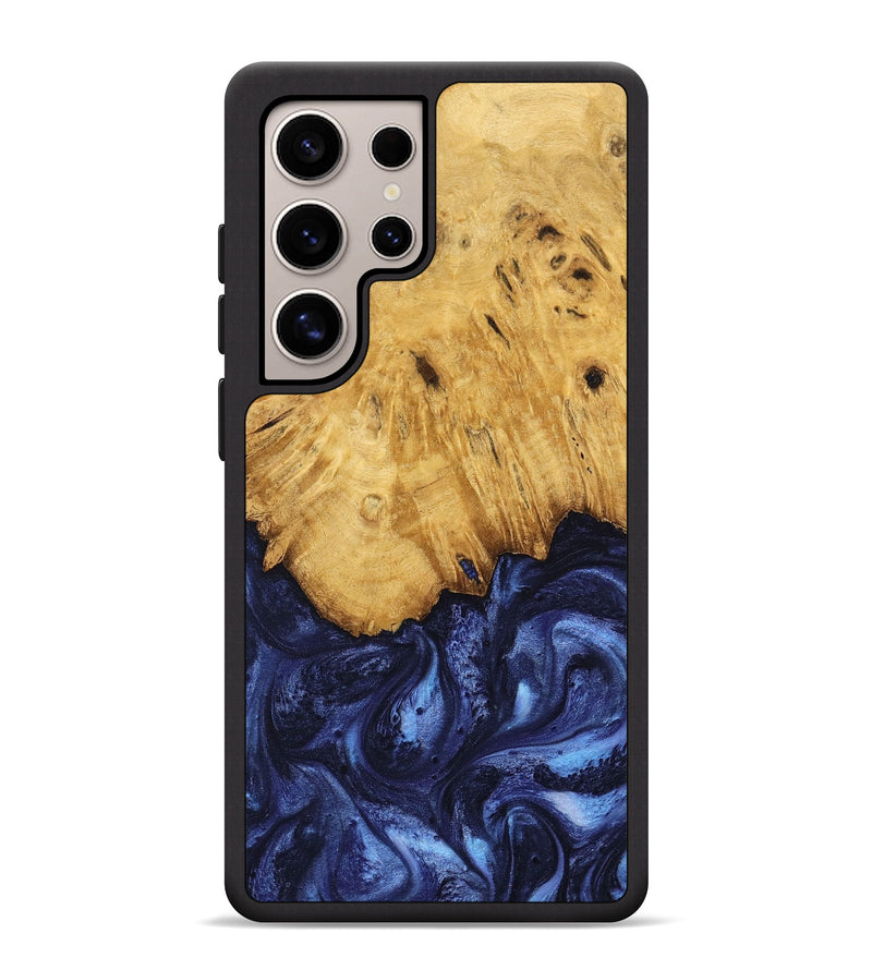 Galaxy S25 Ultra Wood Phone Case - Johan (Blue, 739381)