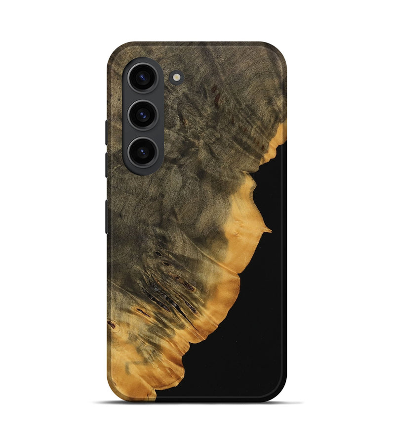 Galaxy S23 Wood Live Edge Phone Case - Stone (Wood Burl, 739471)