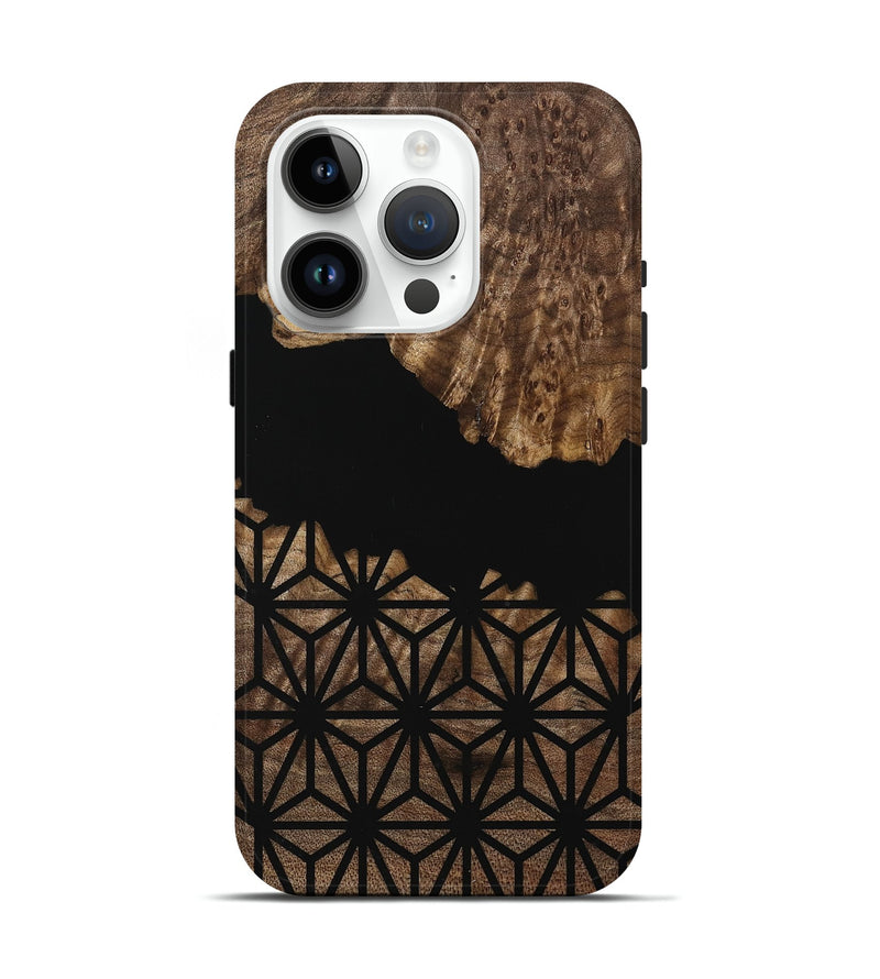 iPhone 15 Pro Wood Live Edge Phone Case - Rorie (Pattern, 739473)