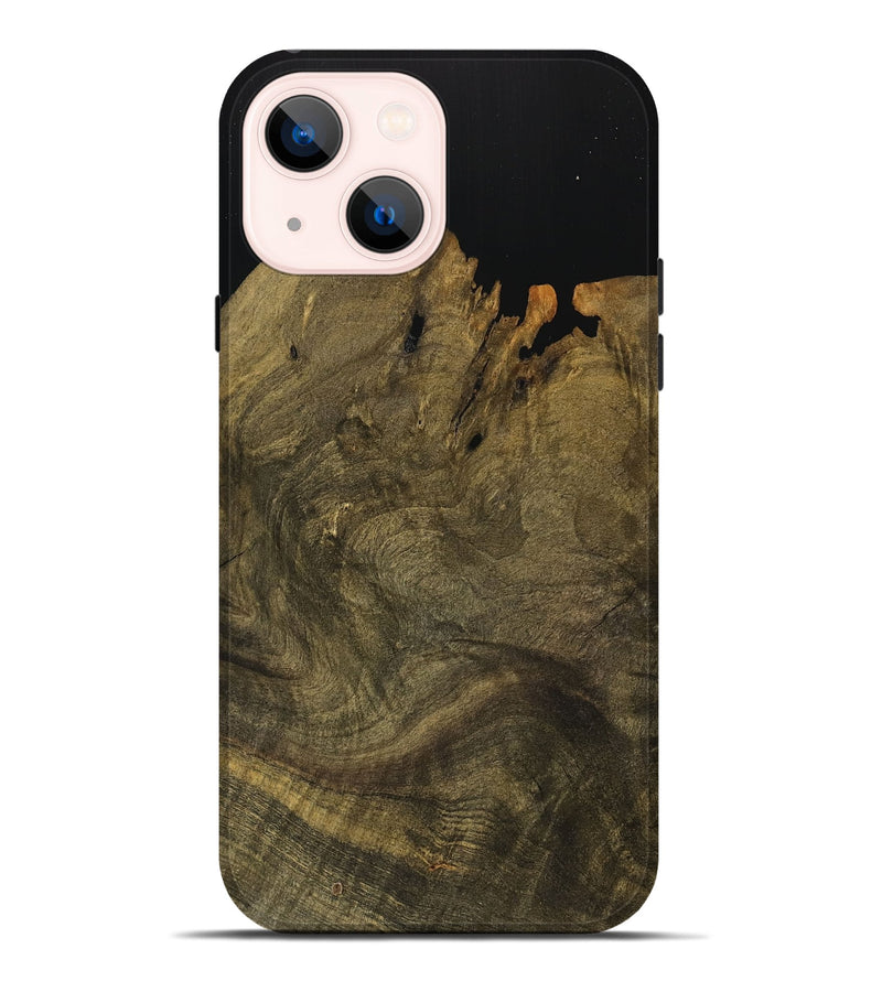 iPhone 14 Plus Wood Live Edge Phone Case - Antone (Wood Burl, 739474)