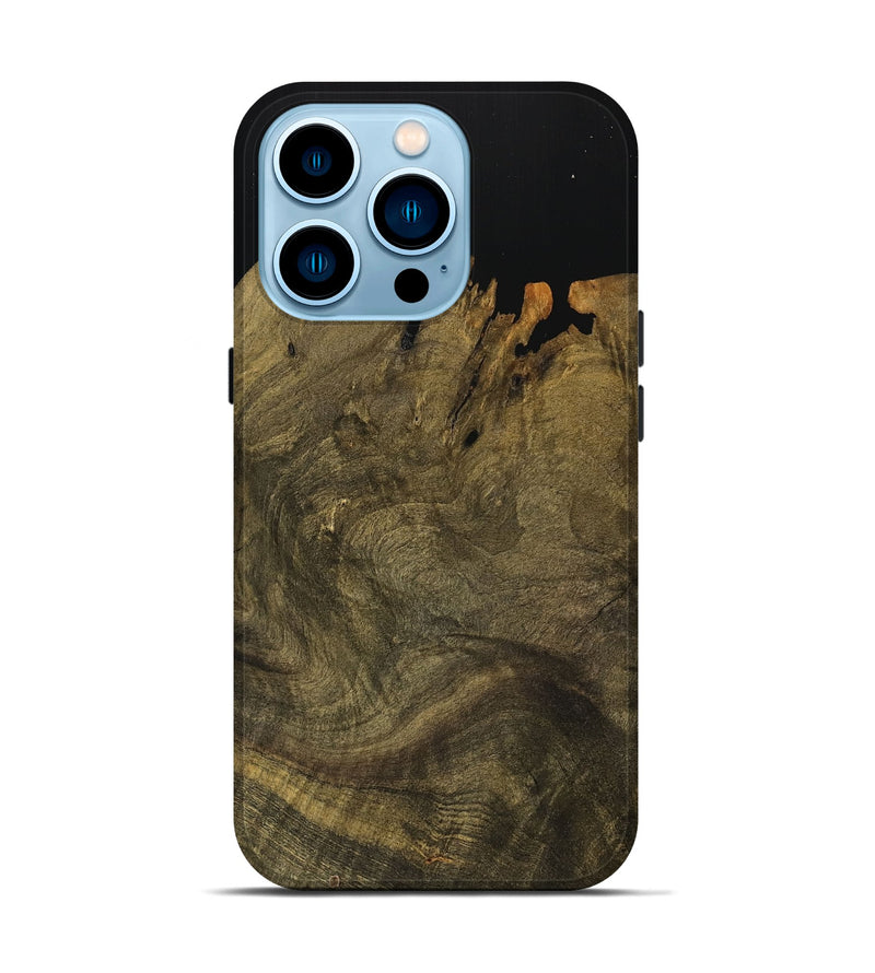 iPhone 14 Pro Wood Live Edge Phone Case - Antone (Wood Burl, 739474)