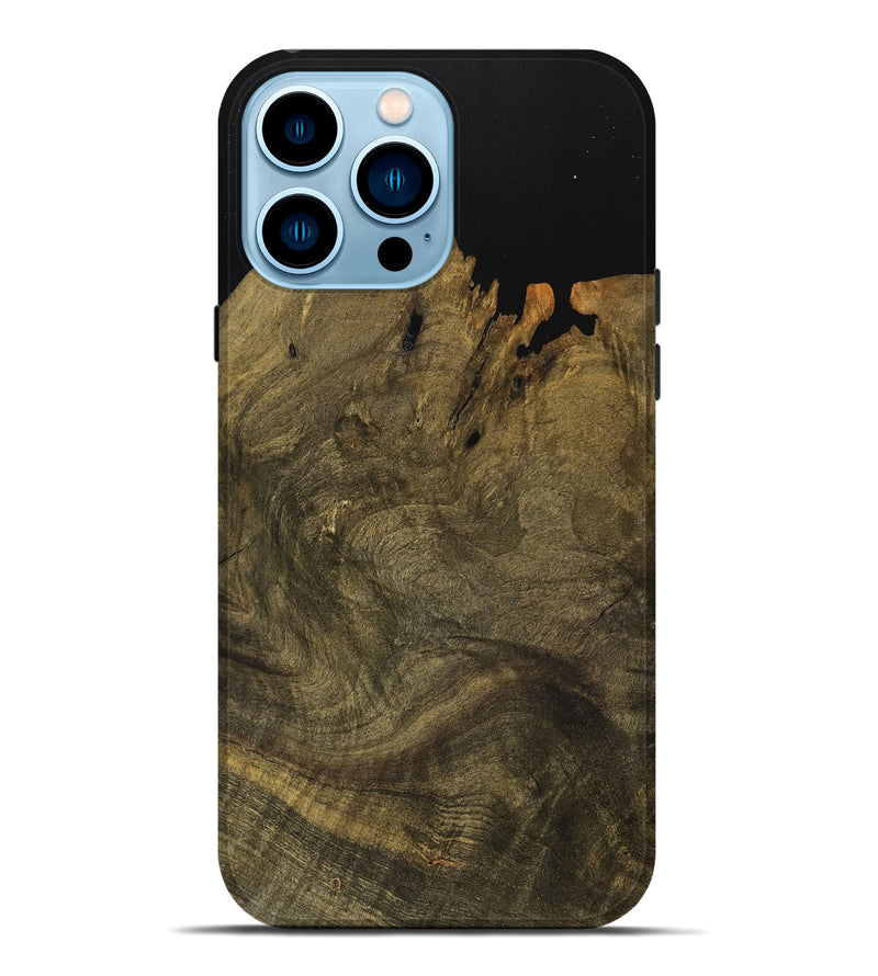 iPhone 14 Pro Max Wood Live Edge Phone Case - Antone (Wood Burl, 739474)