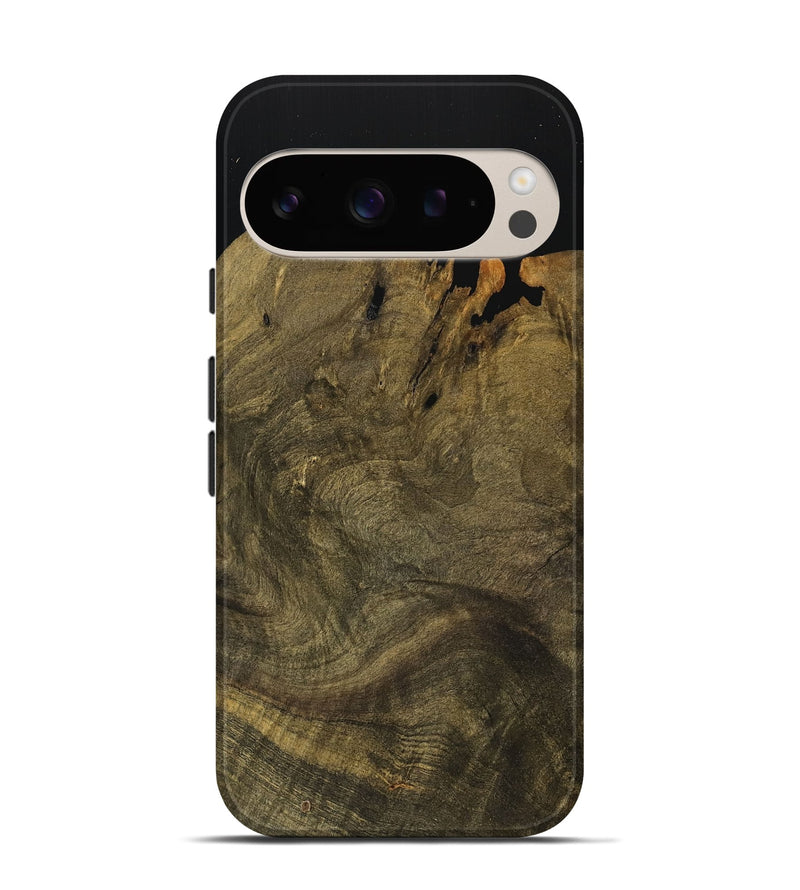 Pixel 9 Pro Wood Live Edge Phone Case - Antone (Wood Burl, 739474)