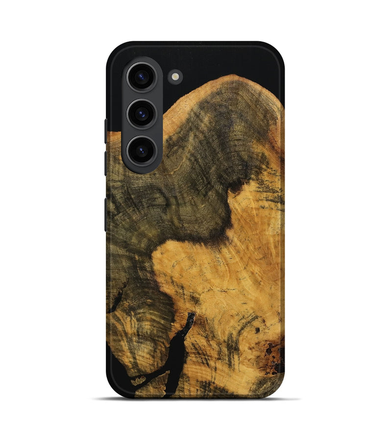 Galaxy S23 Wood Live Edge Phone Case - Qafi (Wood Burl, 739475)