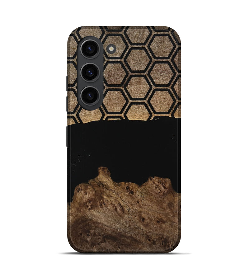 Galaxy S23 Wood Live Edge Phone Case - Ewald (Pattern, 739476)