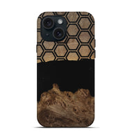 iPhone 15 Wood Live Edge Phone Case - Ewald (Pattern, 739476)