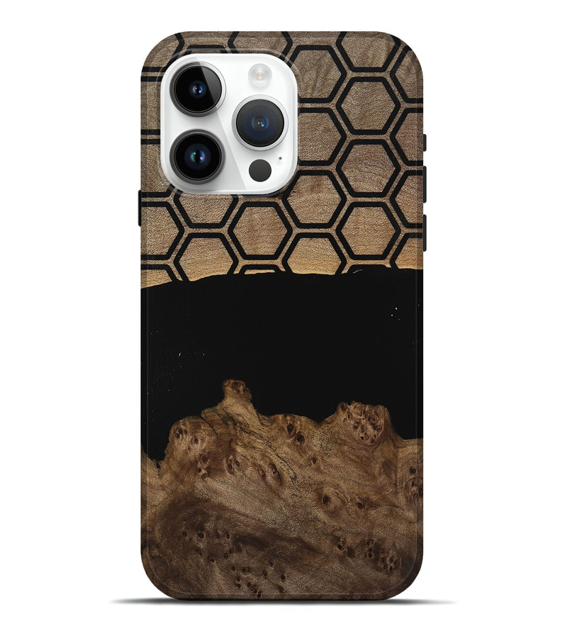 iPhone 15 Pro Max Wood Live Edge Phone Case - Ewald (Pattern, 739476)