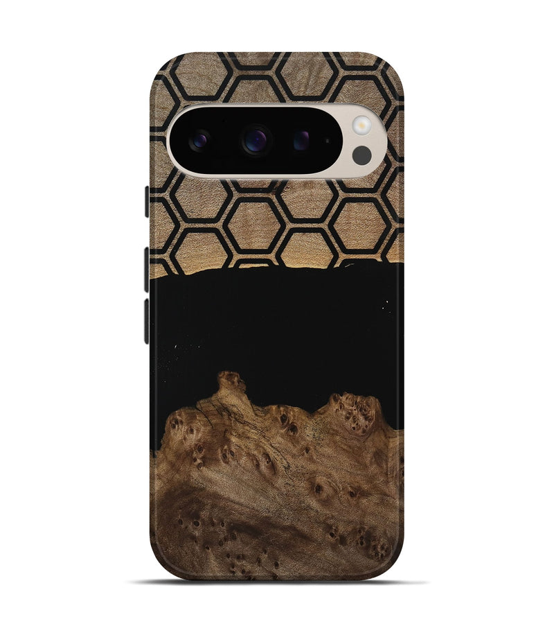 Pixel 9 Pro Wood Live Edge Phone Case - Ewald (Pattern, 739476)