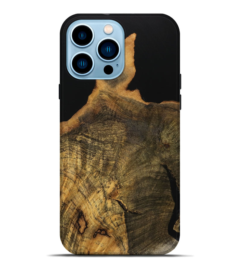 iPhone 14 Pro Max Wood Live Edge Phone Case - Lavenia (Wood Burl, 739477)