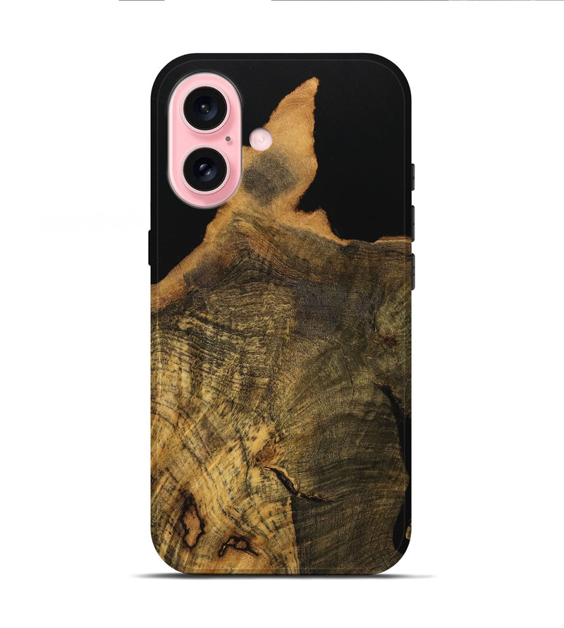 iPhone 16 Wood Live Edge Phone Case - Lavenia (Wood Burl, 739477)