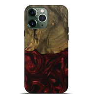 iPhone 13 Pro Max Wood Live Edge Phone Case - Berri (Red, 739504)