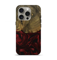 iPhone 16 Pro Wood Live Edge Phone Case - Berri (Red, 739504)