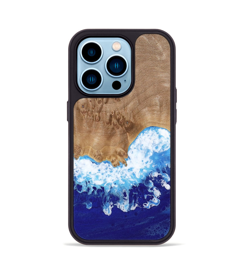 iPhone 14 Pro Wood Phone Case - Tristin (Coastal, 739522)