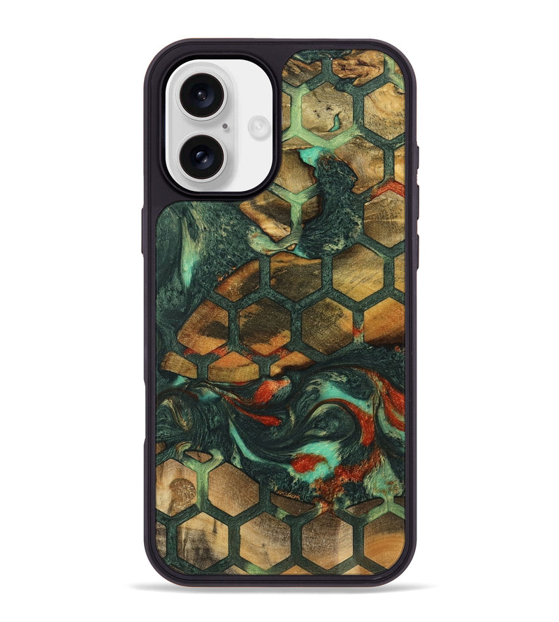 iPhone 16 Plus Wood Phone Case - Kavon (Pattern, 739541)