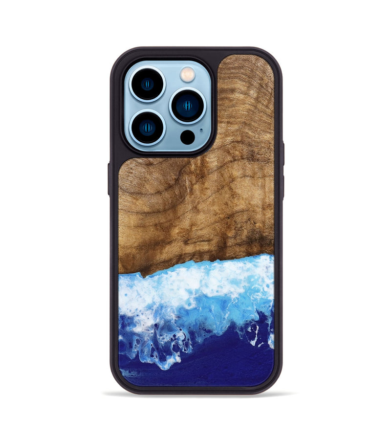 iPhone 14 Pro Wood Phone Case - Makary (Coastal, 739544)