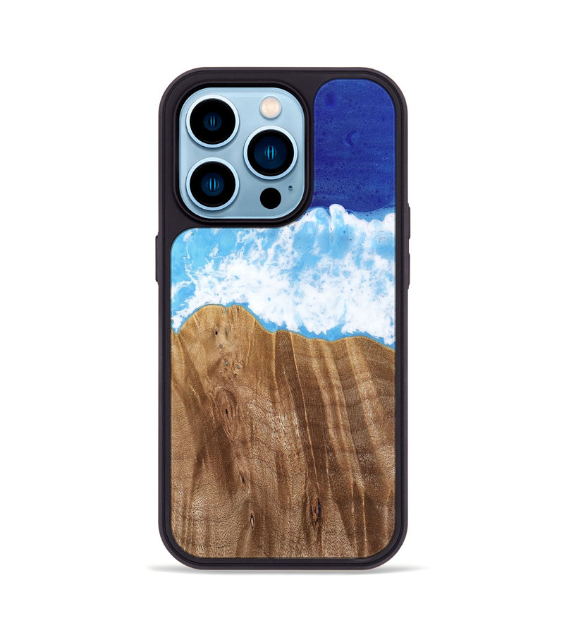 iPhone 14 Pro Wood Phone Case - Honey (Coastal, 739548)