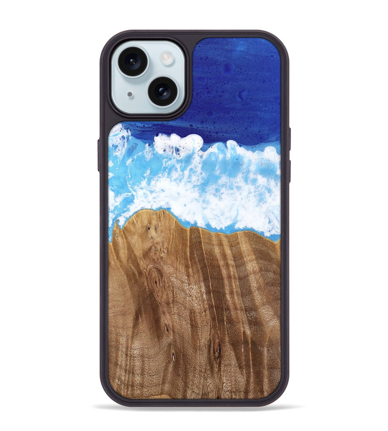 iPhone 15 Plus Wood Phone Case - Honey (Coastal, 739548)