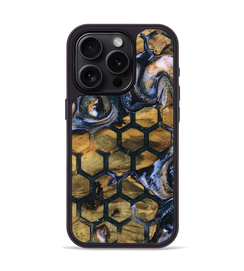 iPhone 15 Pro Wood Phone Case - Marriet (Pattern, 739556)