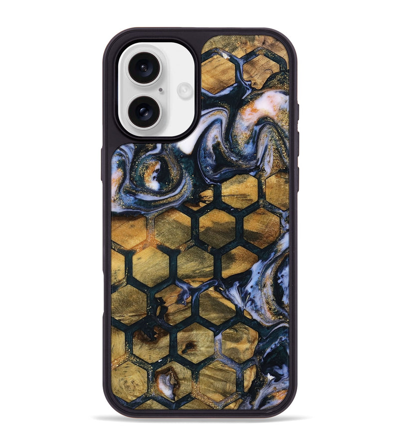 iPhone 16 Plus Wood Phone Case - Marriet (Pattern, 739556)