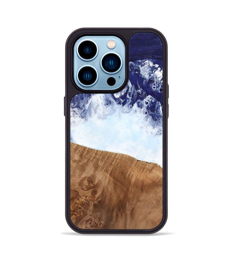 iPhone 14 Pro Wood Phone Case - Camile (Coastal, 739566)