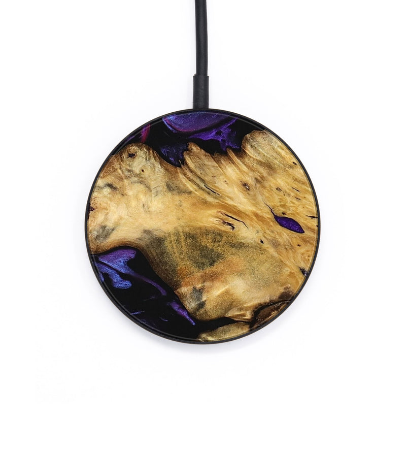 Circle Wood Wireless Charger - Ankie (Purple, 739572)