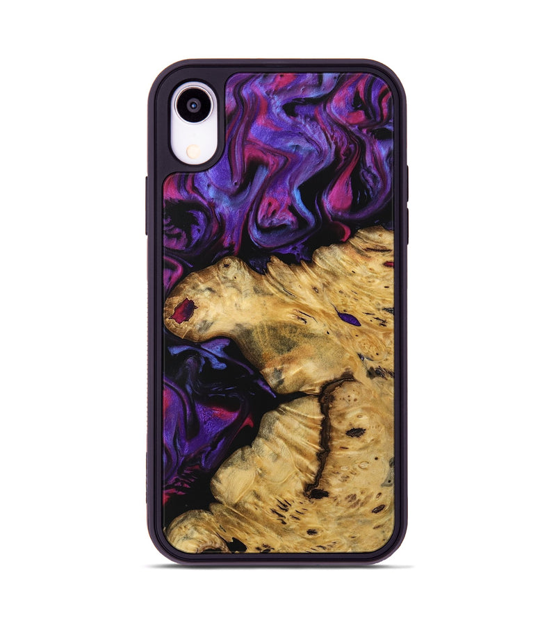 iPhone Xr Wood Phone Case - Ankie (Purple, 739572)