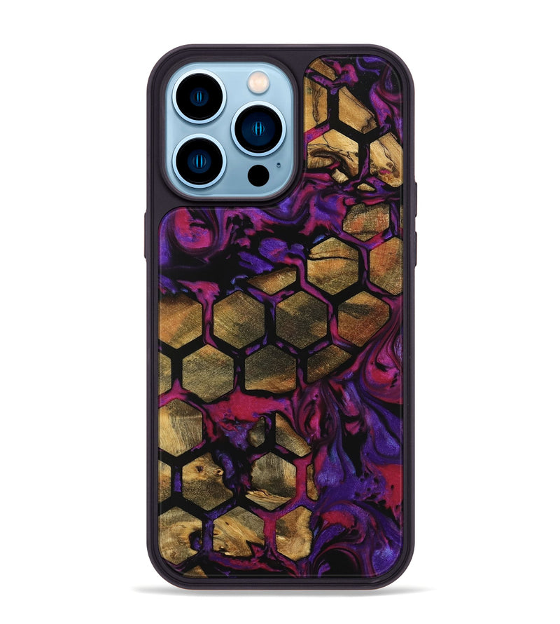 iPhone 14 Pro Max Wood Phone Case - Aeriell (Pattern, 739575)